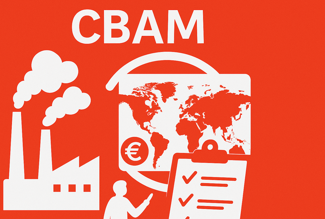 Infografik zum Carbon Border Adjustment Mechanism (CBAM)